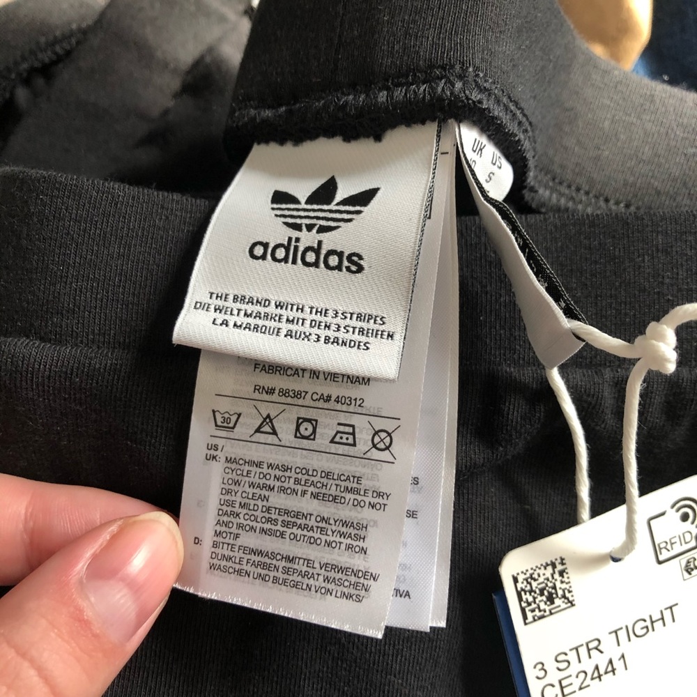 Adidas Originals 3-stripes leggings NWT - Picture 9 of 10
